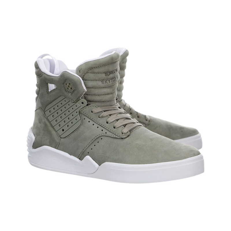 Supra SkyTop IV Høye Herre Grønn | UKBOX2437