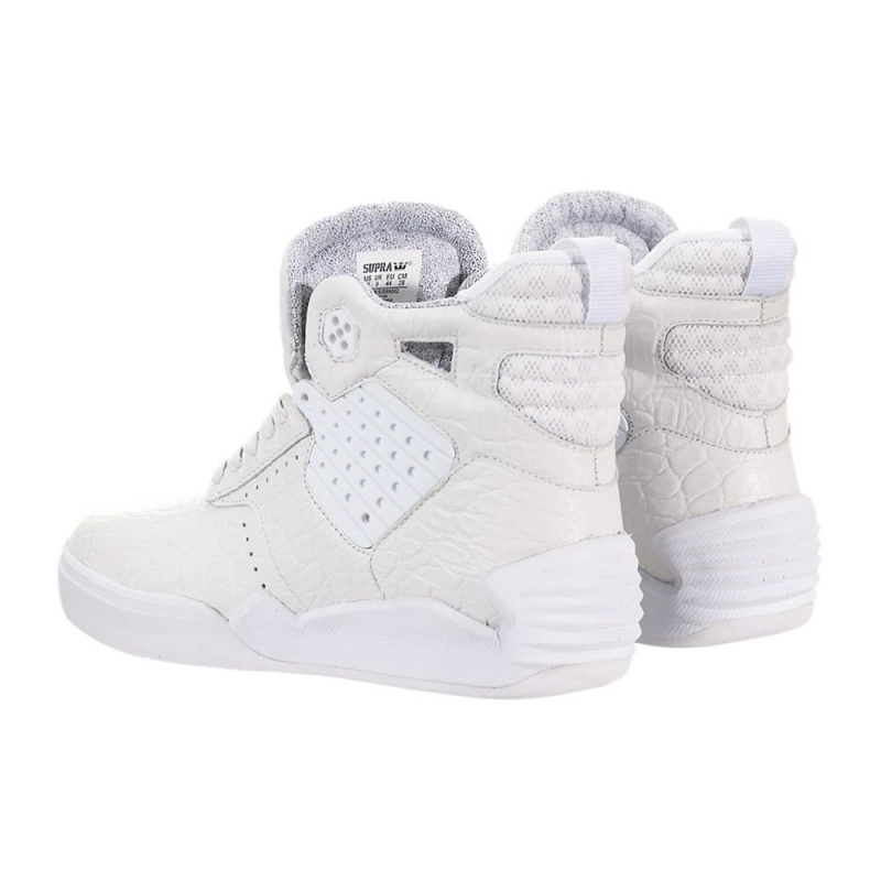 Supra SkyTop IV Høye Herre Hvite | FRACJ8720