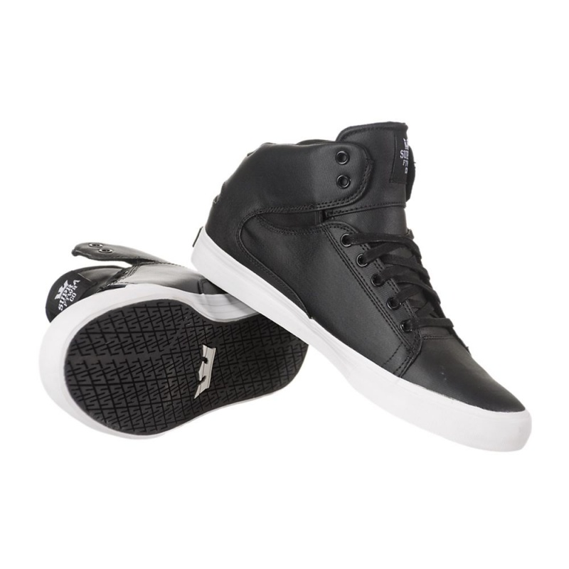 Supra Society Mid Skatesko Dame Svarte | XQMIS4157