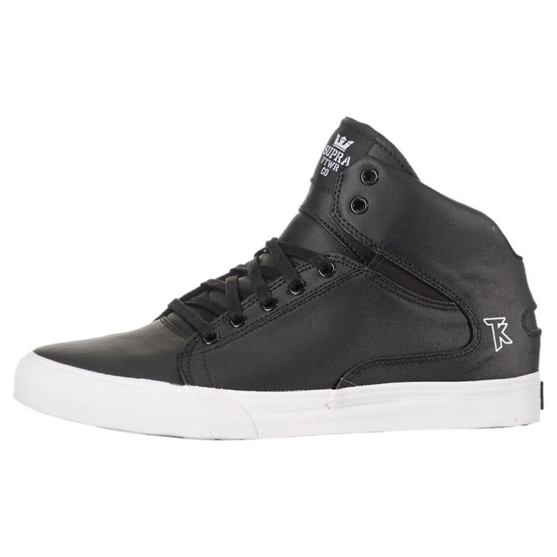 Supra Society Mid Skatesko Dame Svarte | XQMIS4157