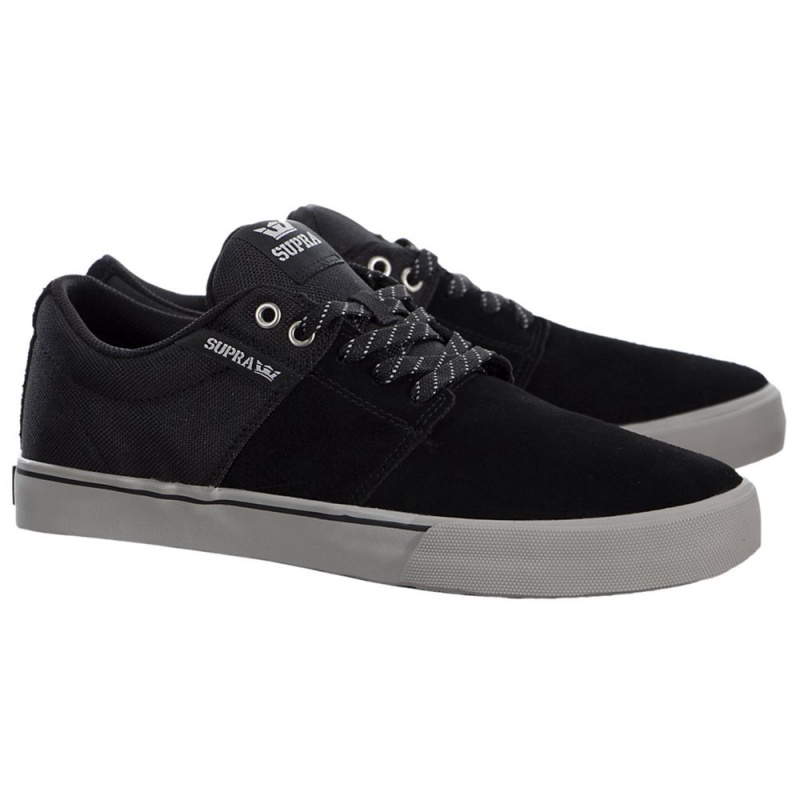 Supra Stacks Vulc II Lave Herre Svarte | WXUYC3841