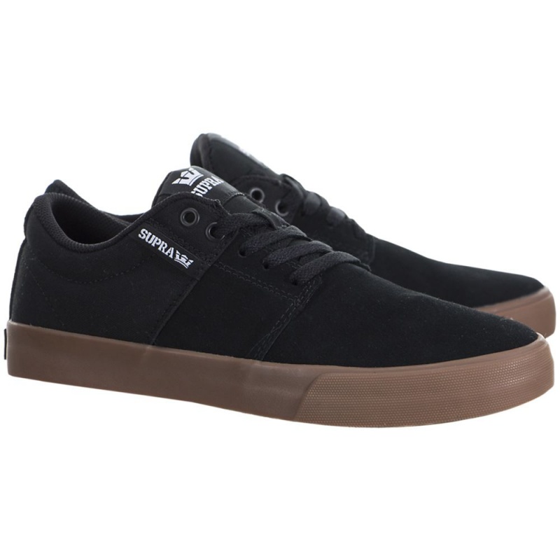 Supra Stacks Vulc II Lave Herre Svarte | IYCLJ3167