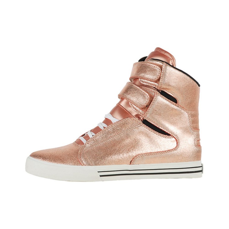 Supra TK Society Høye Dame Rosa Gull | COALT5243