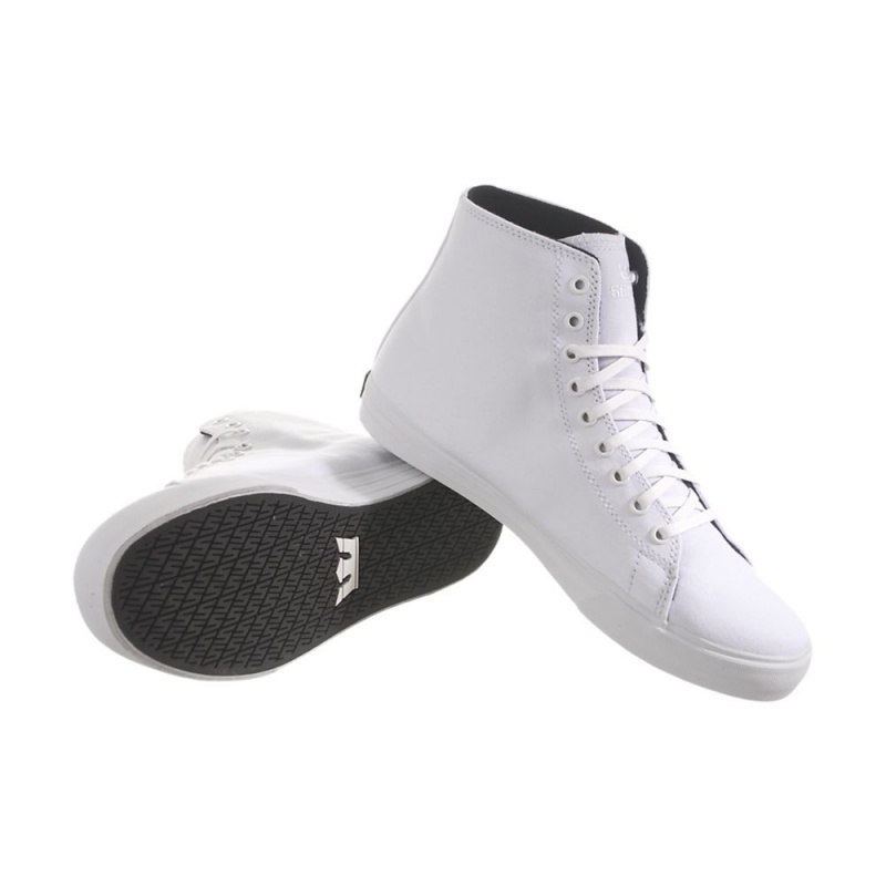 Supra Thunder High Høye Herre Hvite | IRHOQ1598