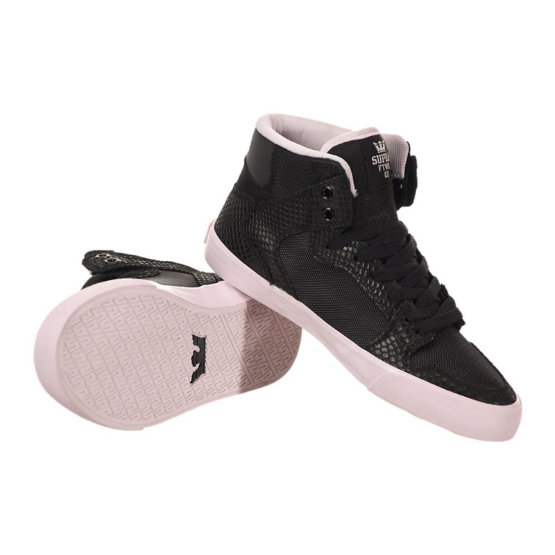 Supra Vaider Høye Dame Svarte Rosa | XVWUB9825