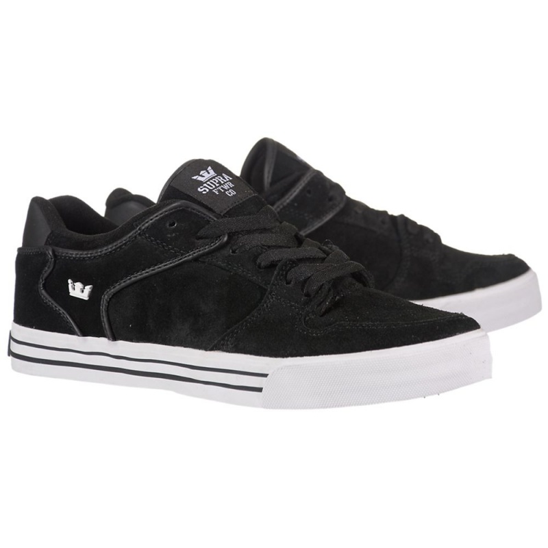 Supra Vaider Low Lave Dame Svarte | DBILR2487